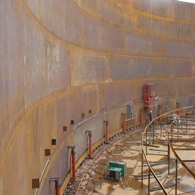 Sistema de abrazado hidráulico potente para maquinaria de construcción de tanques Alturas máximas 0-4600 mm