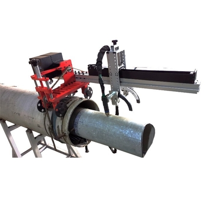 Máquina de corte de costura circular de tubería de acero inoxidable y de doblar impulsada por SERVO MOTOR